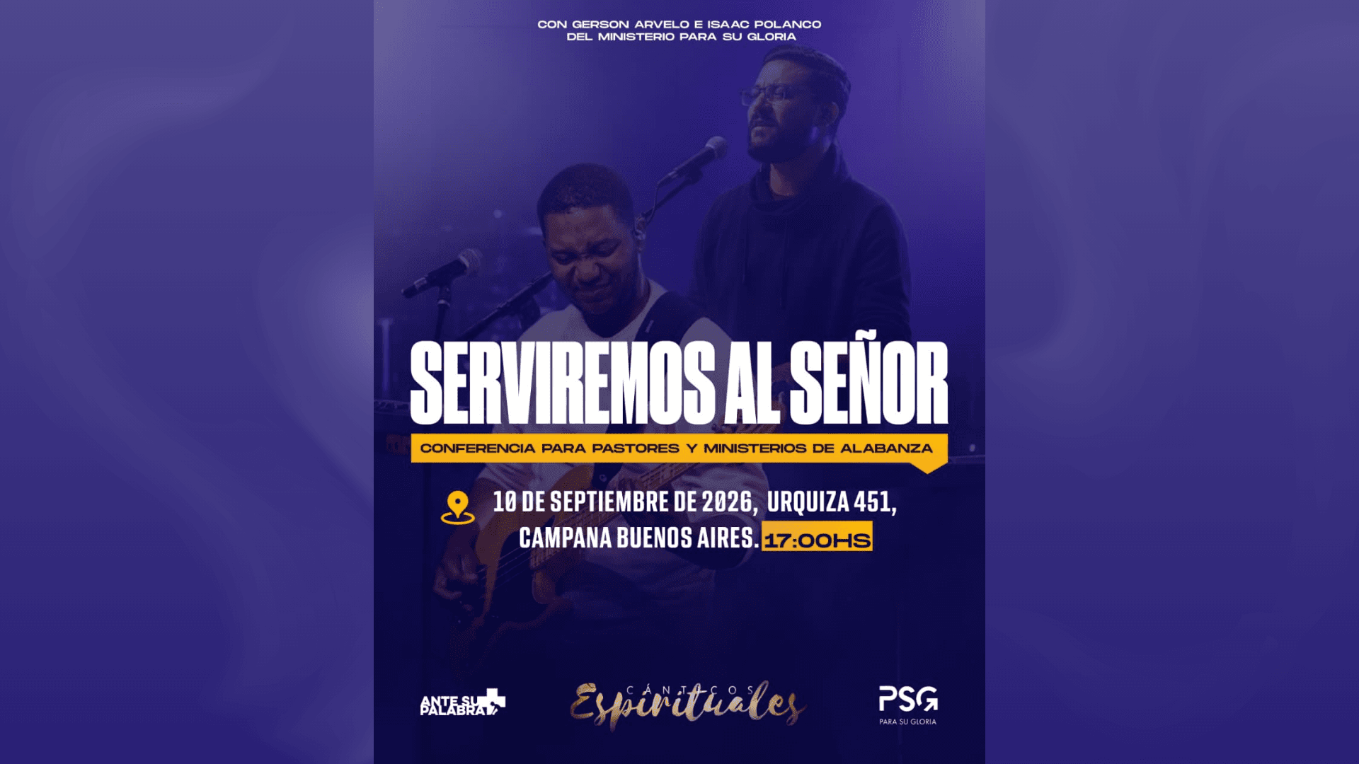 Conferencia cristiana para pastores y ministerio de alabanza en la Ciudad de Campana en buenos aires
